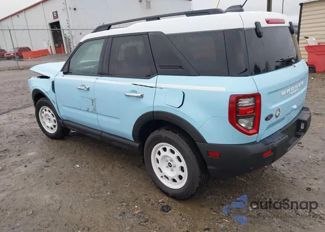 2025 Ford Bronco Sport Heritage из США, поврежденный, VIN 3FMCR9GN8SRE35811